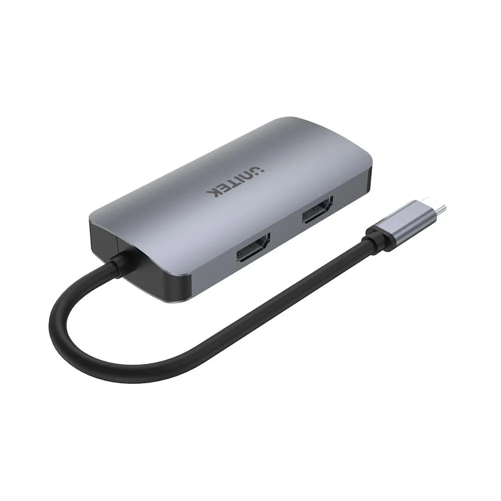 Unitek D1051A USB3.1 TypeC Hub 2xHDMI/VGA/PD100W