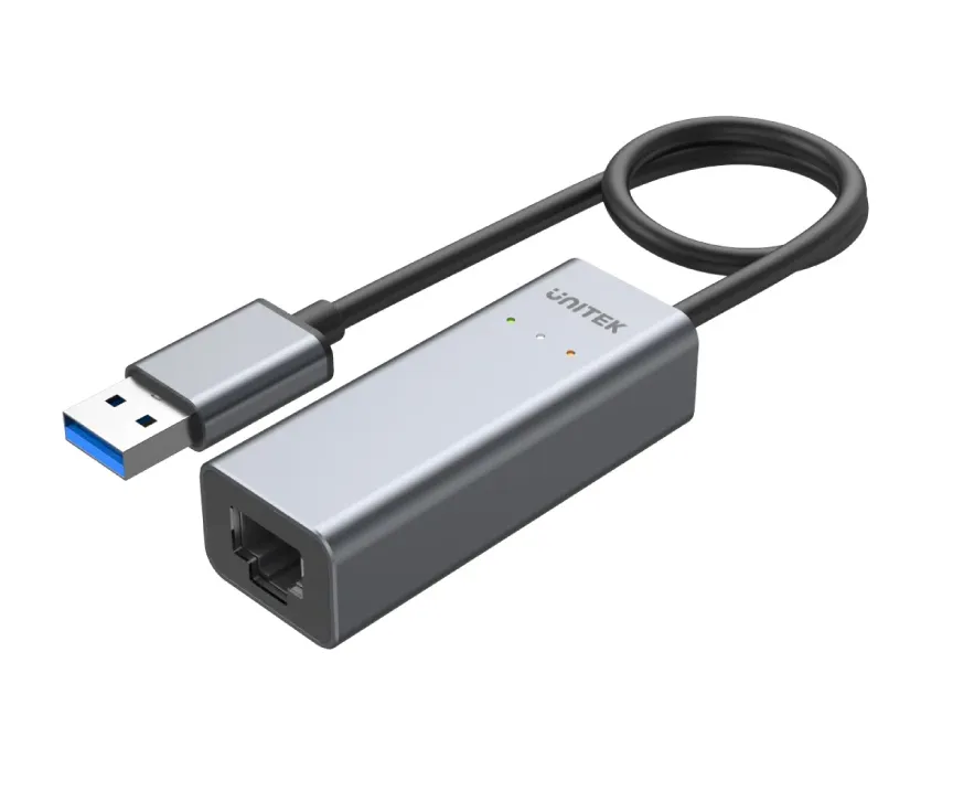 Unitek U1313B USB-A 3.2 to 2.5GbE RJ45 Adapter