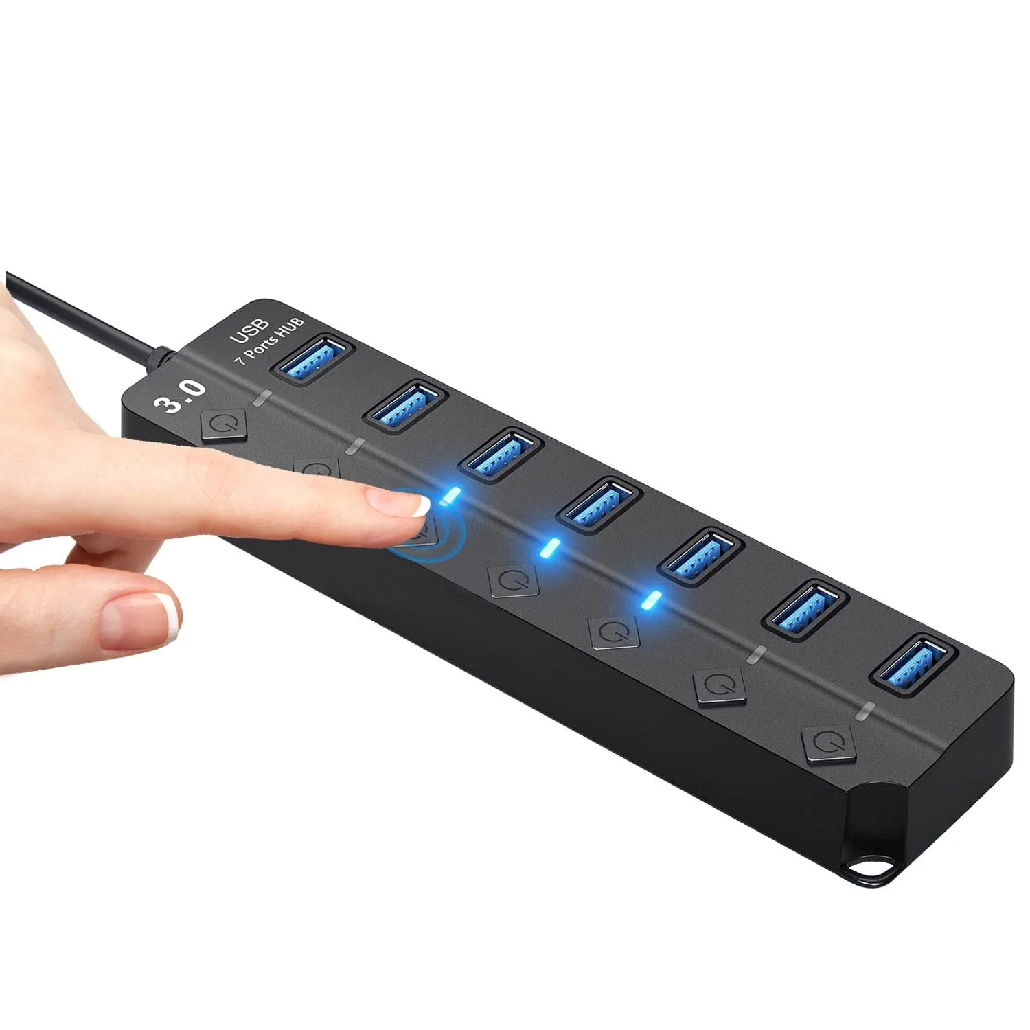 USB 3.0 HUB 7 Ports High Speed 5Gbps USB Splitter