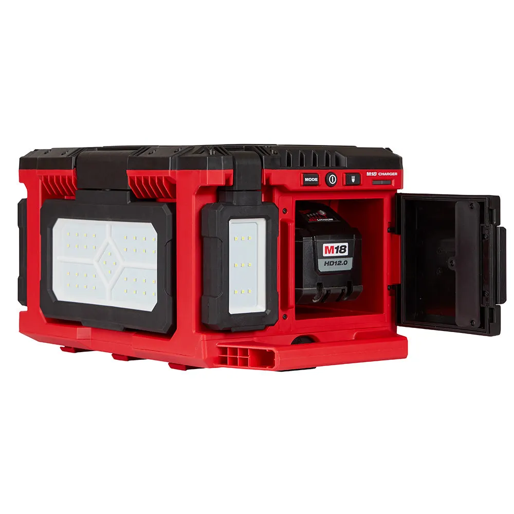 Work Light - Milwaukee M18 18 Volt Lithium-Ion Cordless PACKOUT™ Light/Charger  - Tool Only, 2357-20