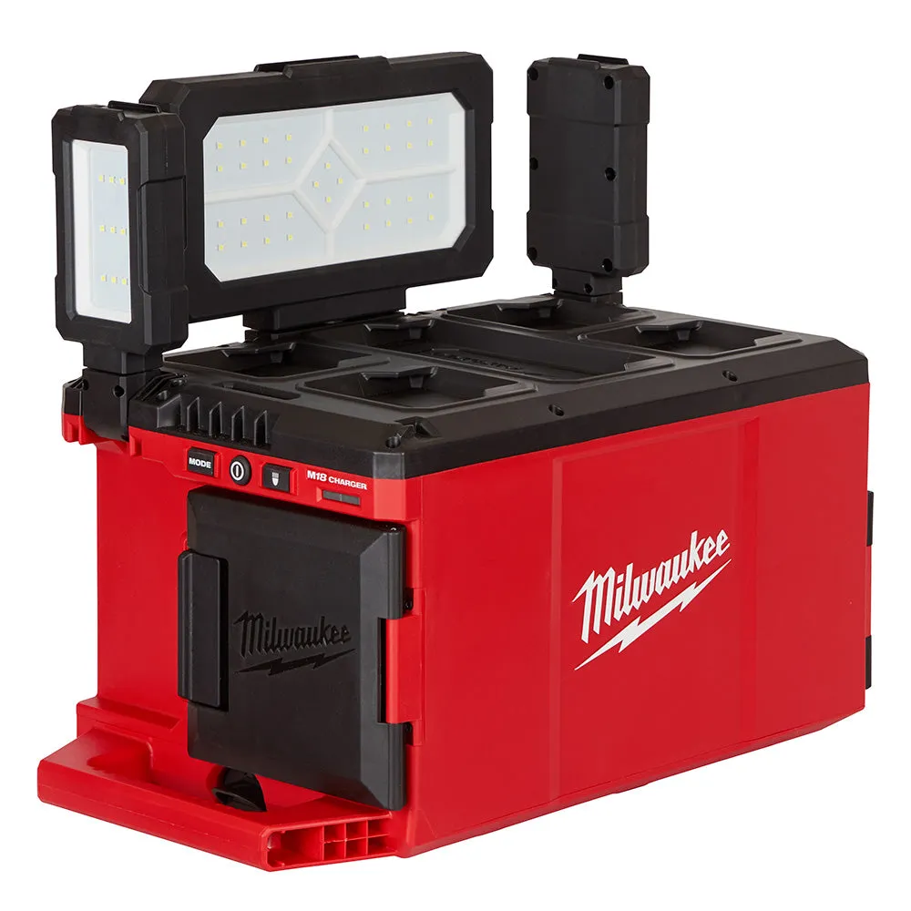 Work Light - Milwaukee M18 18 Volt Lithium-Ion Cordless PACKOUT™ Light/Charger  - Tool Only, 2357-20