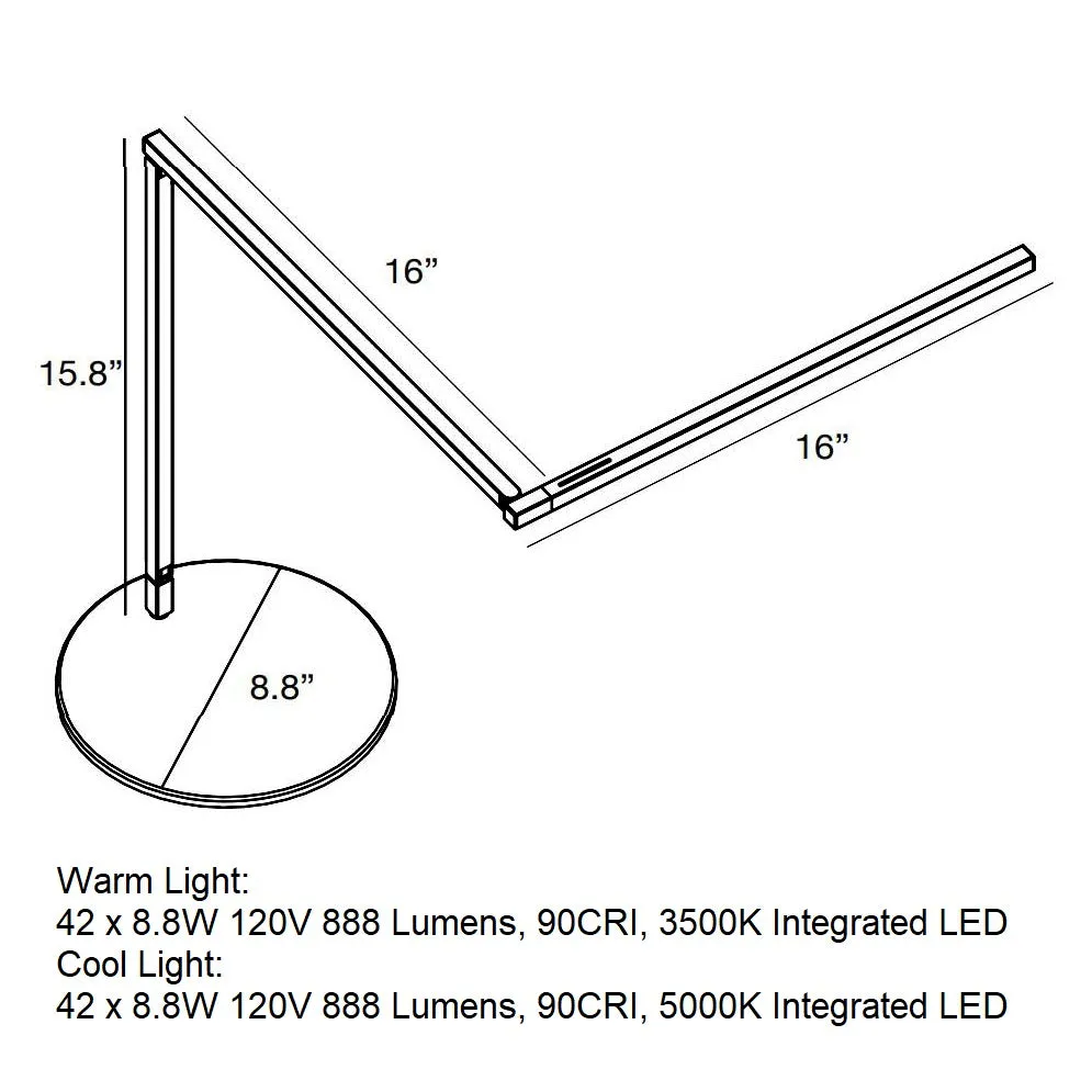 Z-Bar LED Desk Lamp